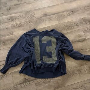 We The Free Navy Knit Top